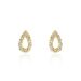 Boucles D'oreilles Puces Or Jaune Oxydes De Zirconium - Clous d'oreilles Femme | Histoire d’Or