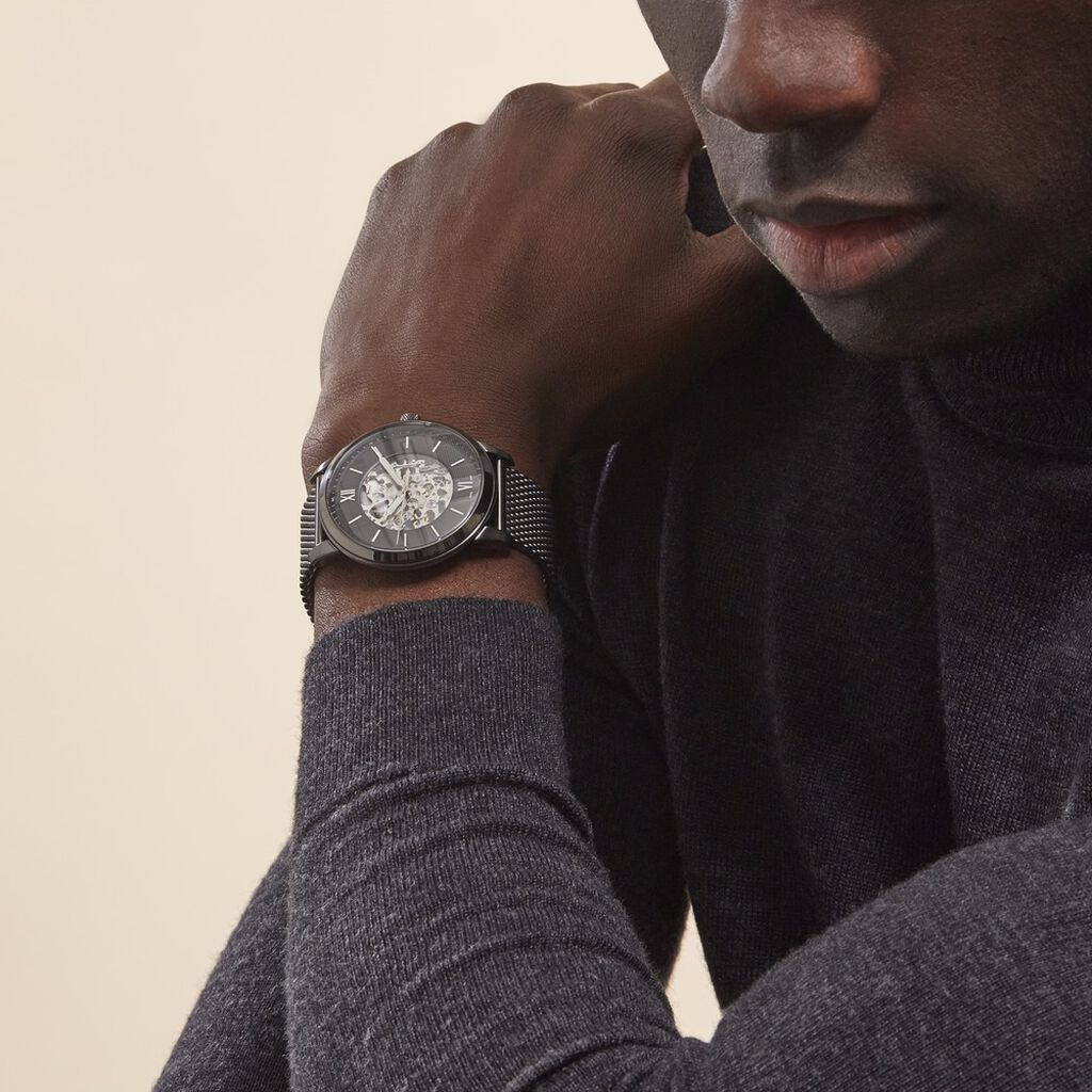 Montre Fossil Neutra Auto Noir - Montres Homme | Histoire d’Or
