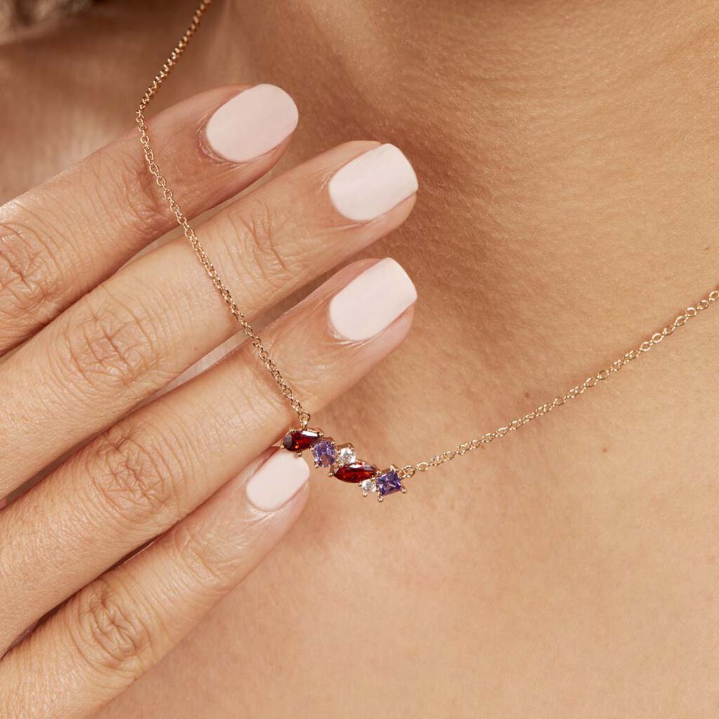 Collier Muire Plaqué Or Oxyde - Colliers Femme | Histoire d’Or