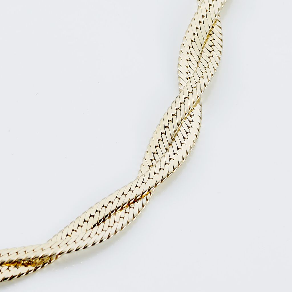 Bracelet Anaiz Argent Bicolore - Bracelets chaîne Femme | Histoire d’Or
