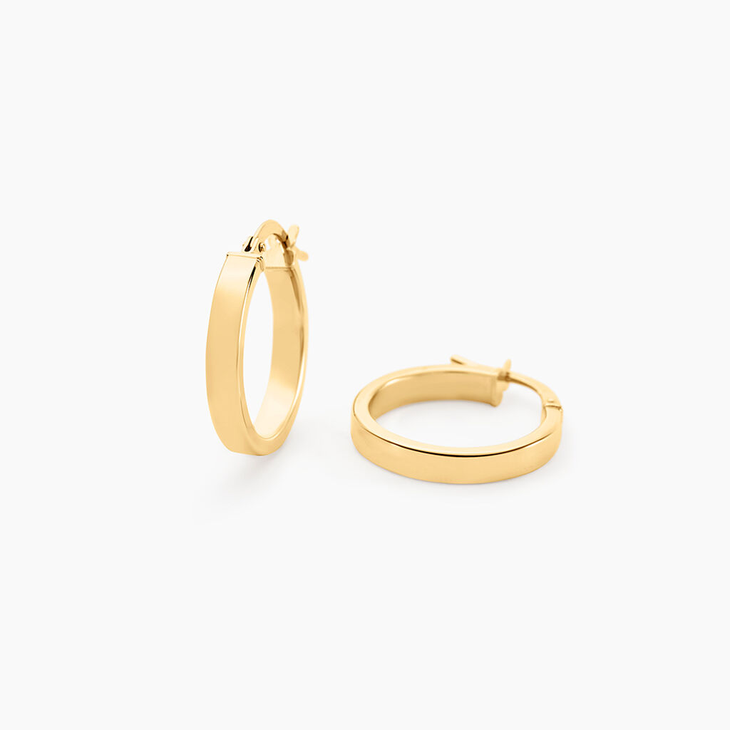 Cr&eacute;oles Cody Or Jaune - Boucles d'oreilles cr&eacute;oles Femme | Histoire d&rsquo;Or