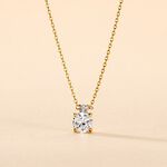 Collier Zilda Or Jaune Oxyde De Zirconium - Colliers Femme | Histoire d&rsquo;Or