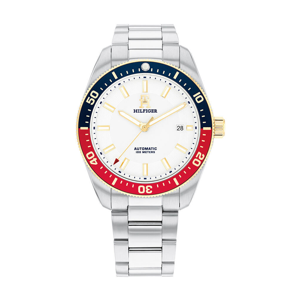Montre Tommy Hilfiger Th85 Auto Blanc