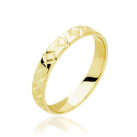 Alliance Fantaisie Ruban Plat Or Jaune