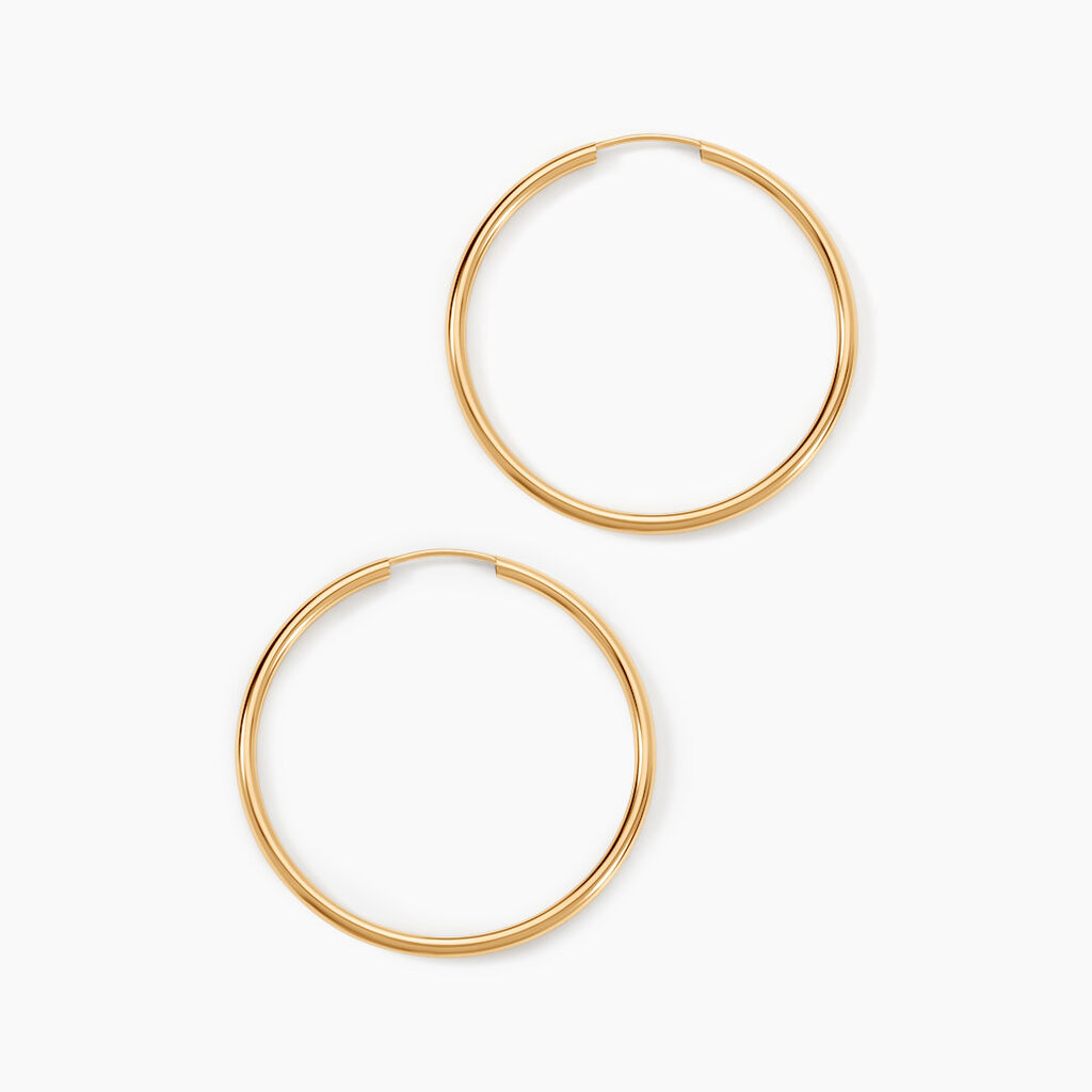 Créoles Valencina Or Jaune - Boucles d'oreilles créoles Femme | Histoire d’Or