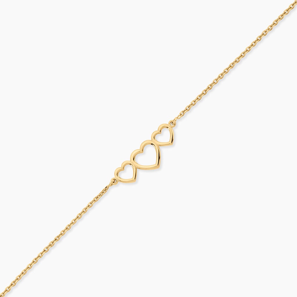 Bracelet Mayron Argent Dor&eacute; A L'Or 750/1000 - F&ecirc;te des m&egrave;res Femme | Histoire d&rsquo;Or