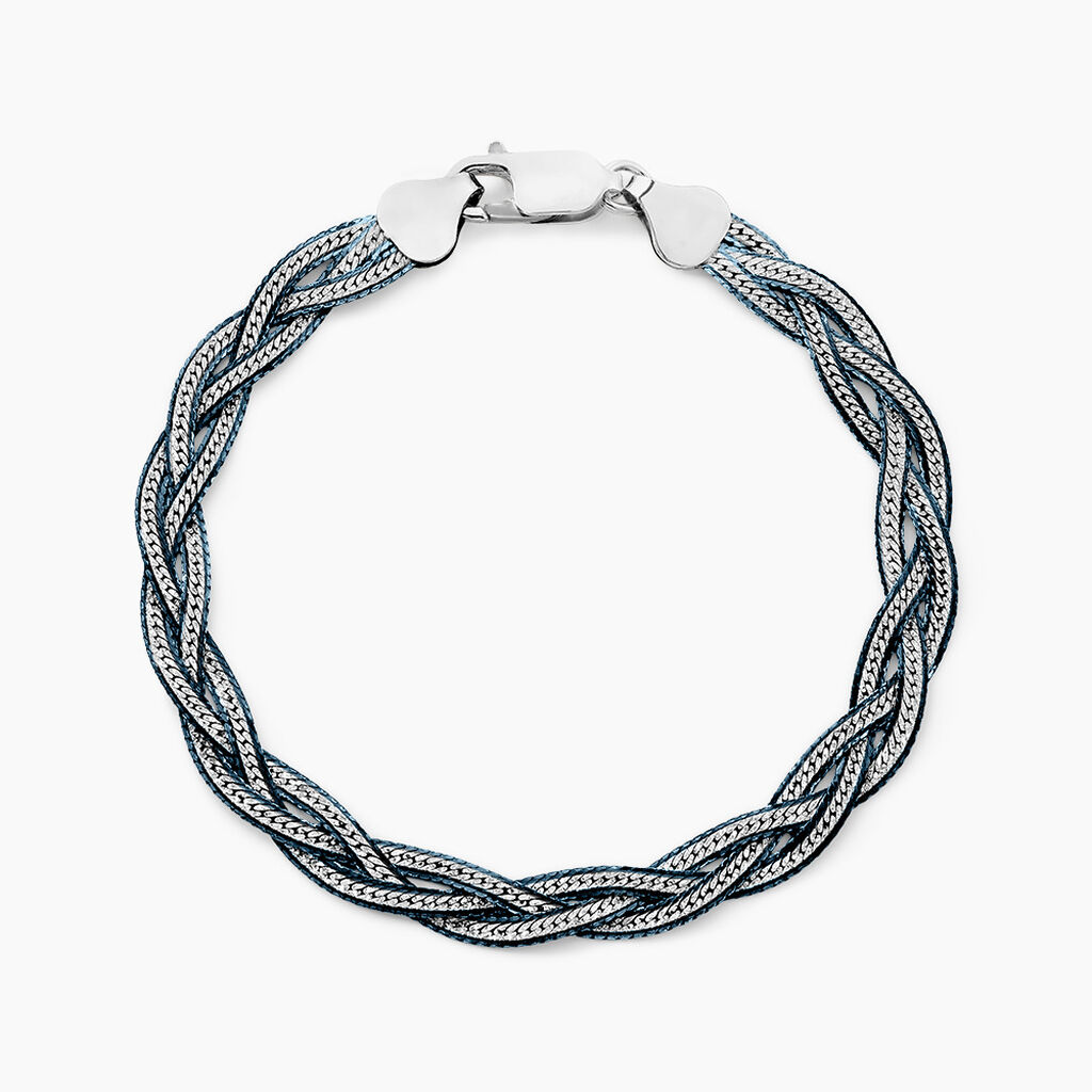 Bracelet Elae Argent Bicolore - Bracelets chaîne Femme | Histoire d’Or