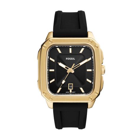 Montre Fossil Inscription Noir - Montres Homme | Histoire d’Or