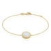Bracelet Alyhana Plaqué Or Jaune Nacre - Bracelets Femme | Histoire d’Or