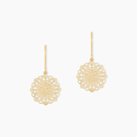Boucles D'oreilles Pendantes Jovita Or Jaune - Boucles d'oreilles pendantes Femme | Histoire d’Or