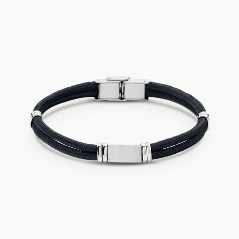 Bracelet Yannik Acier Blanc - Bracelets cordon Homme | Histoire d&rsquo;Or