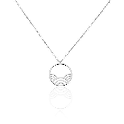 Collier Sautoir Vagua Acier Blanc - Colliers fantaisie Femme | Histoire d’Or
