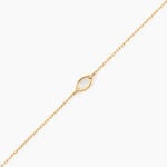 Bracelet Lucky Gems Or Jaune Nacre Oxyde De Zirconium - F&ecirc;te des m&egrave;res Femme | Histoire d&rsquo;Or