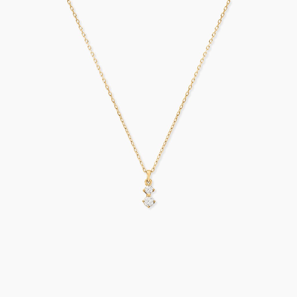 Collier Eugenio Or Jaune Diamant Synthétique - Nouveautés Femme | Histoire d’Or