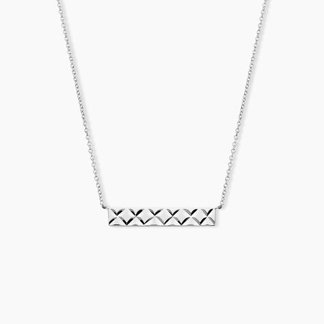 Collier Vinie Argent Blanc - Colliers fantaisie Femme | Histoire d&rsquo;Or