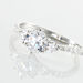 Bague Berata Or Blanc Oxyde De Zirconium - Bagues solitaires Femme | Histoire d’Or