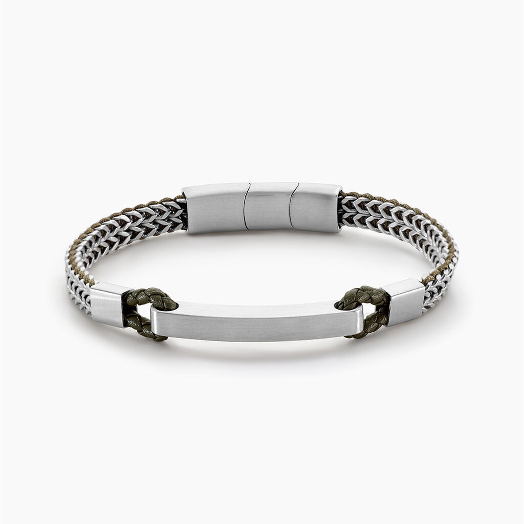 Bracelet Jourdan Donovan Acier Argenté - Nouveautés bijoux Homme | Histoire d’Or