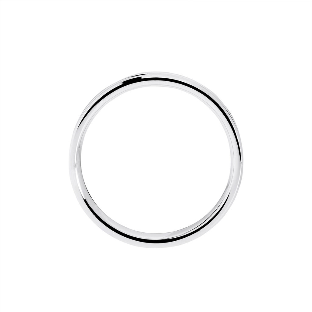 Alliance Juni Or Blanc Diamant - Alliances Unisex | Histoire d’Or