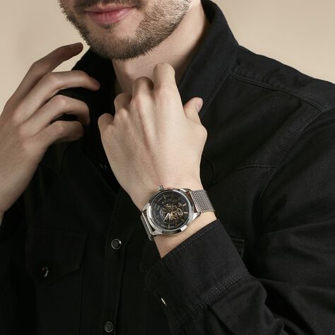 Montre Pierre Lannier Automatic Noir - Montres Homme | Histoire d’Or