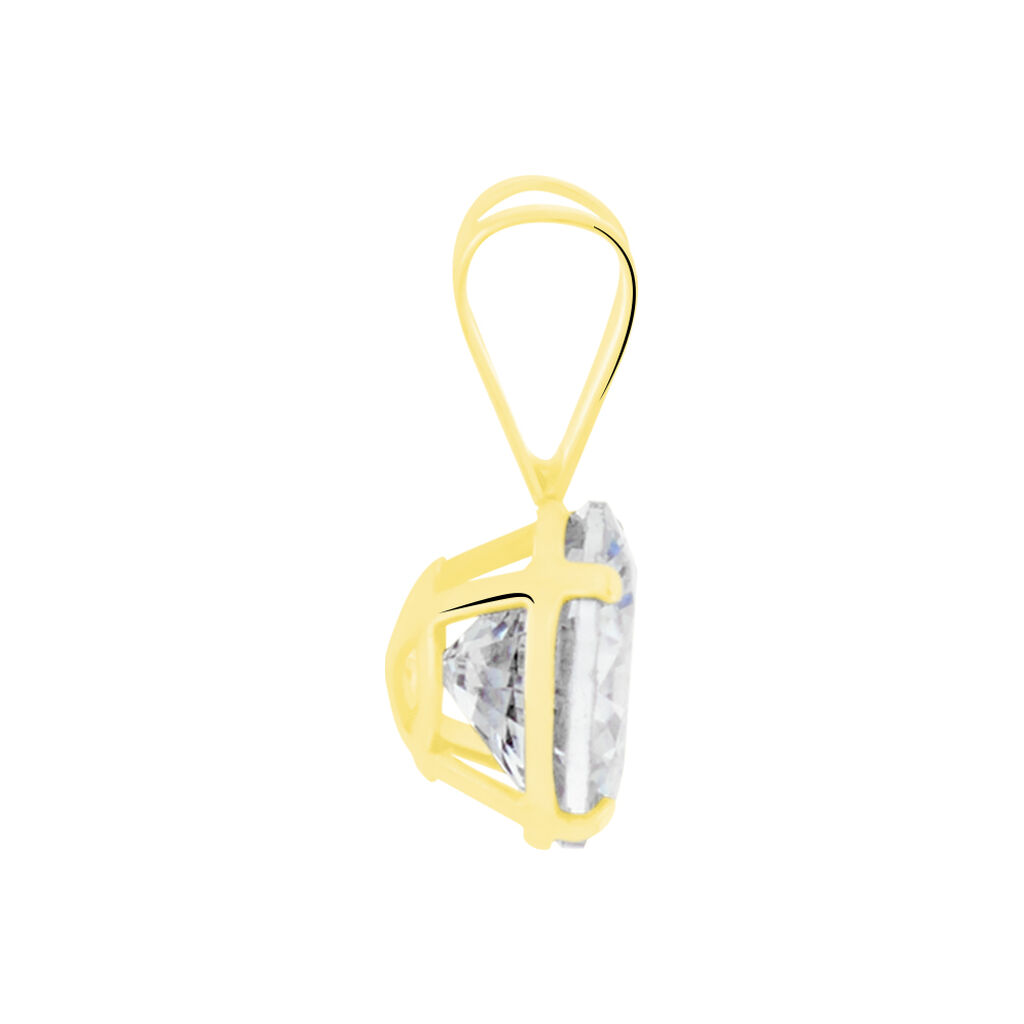 Pendentif Mabila Or Jaune Oxyde De Zirconium - Pendentifs Femme | Histoire d&rsquo;Or