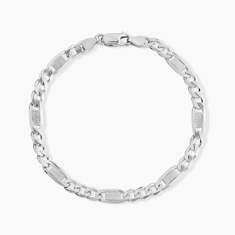 Bracelet Jeremi Argent Blanc - Bracelets cha&icirc;ne Homme | Histoire d&rsquo;Or