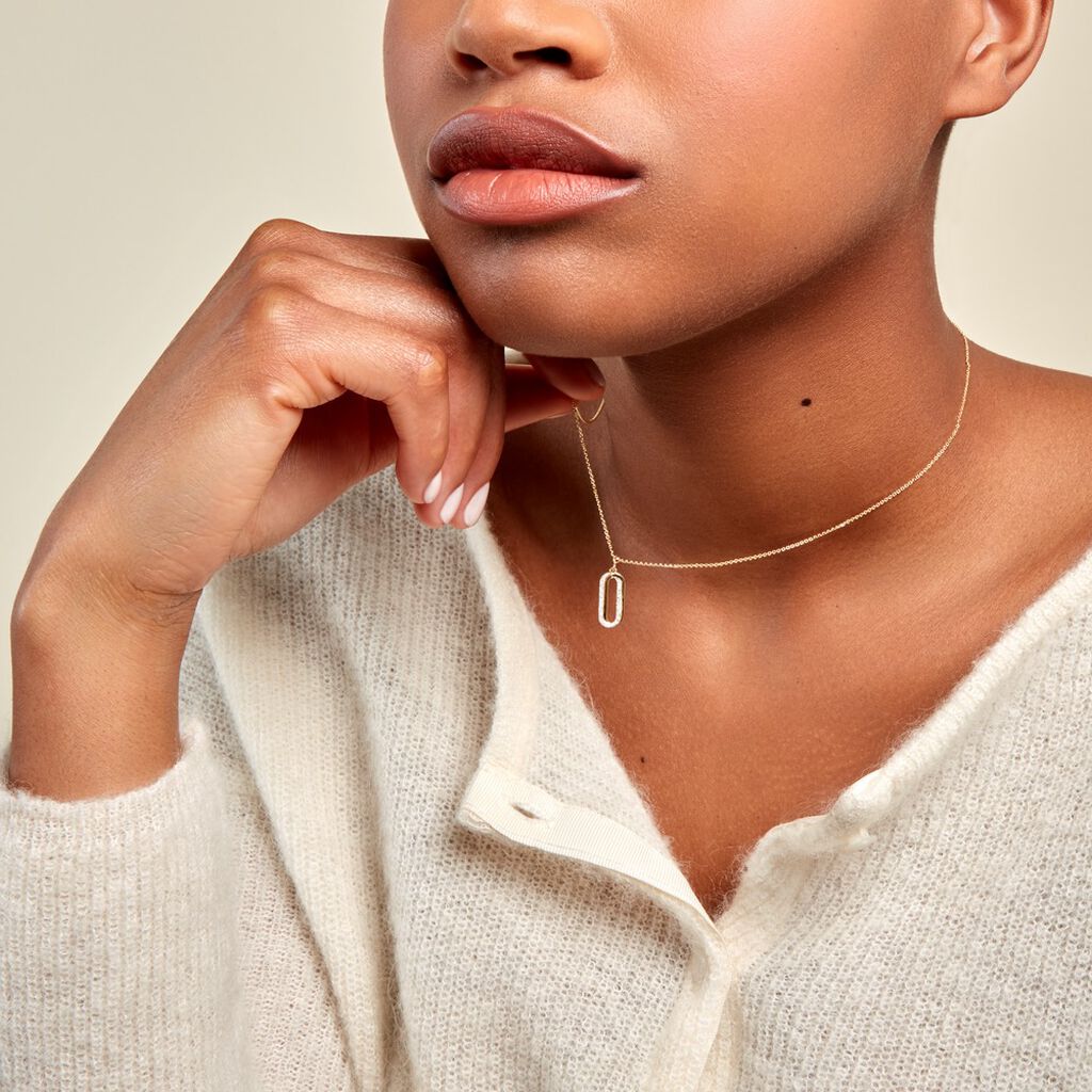 Collier Link Or Jaune - Colliers Femme | Histoire d’Or