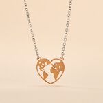 Collier Argent Bicolore Toyo - F&ecirc;te des m&egrave;res Femme | Histoire d&rsquo;Or