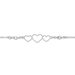 Bracelet Love Love Argent Blanc Oxyde De Zirconium - Bracelets Femme | Histoire d’Or