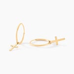 Cr&eacute;oles Belita Or Jaune - Boucles d'oreilles cr&eacute;oles Femme | Histoire d&rsquo;Or