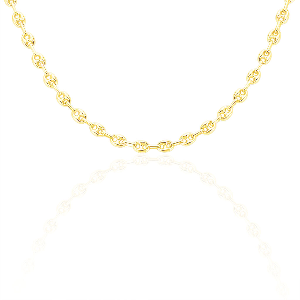 Collier Dami Maille Grain De Cafe Or Jaune - Chaines Homme | Histoire d’Or