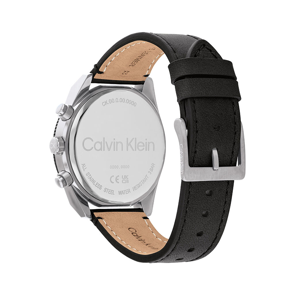 Montre Calvin Klein Impact Multifonctions Noir - F&ecirc;te des p&egrave;res Homme | Histoire d&rsquo;Or