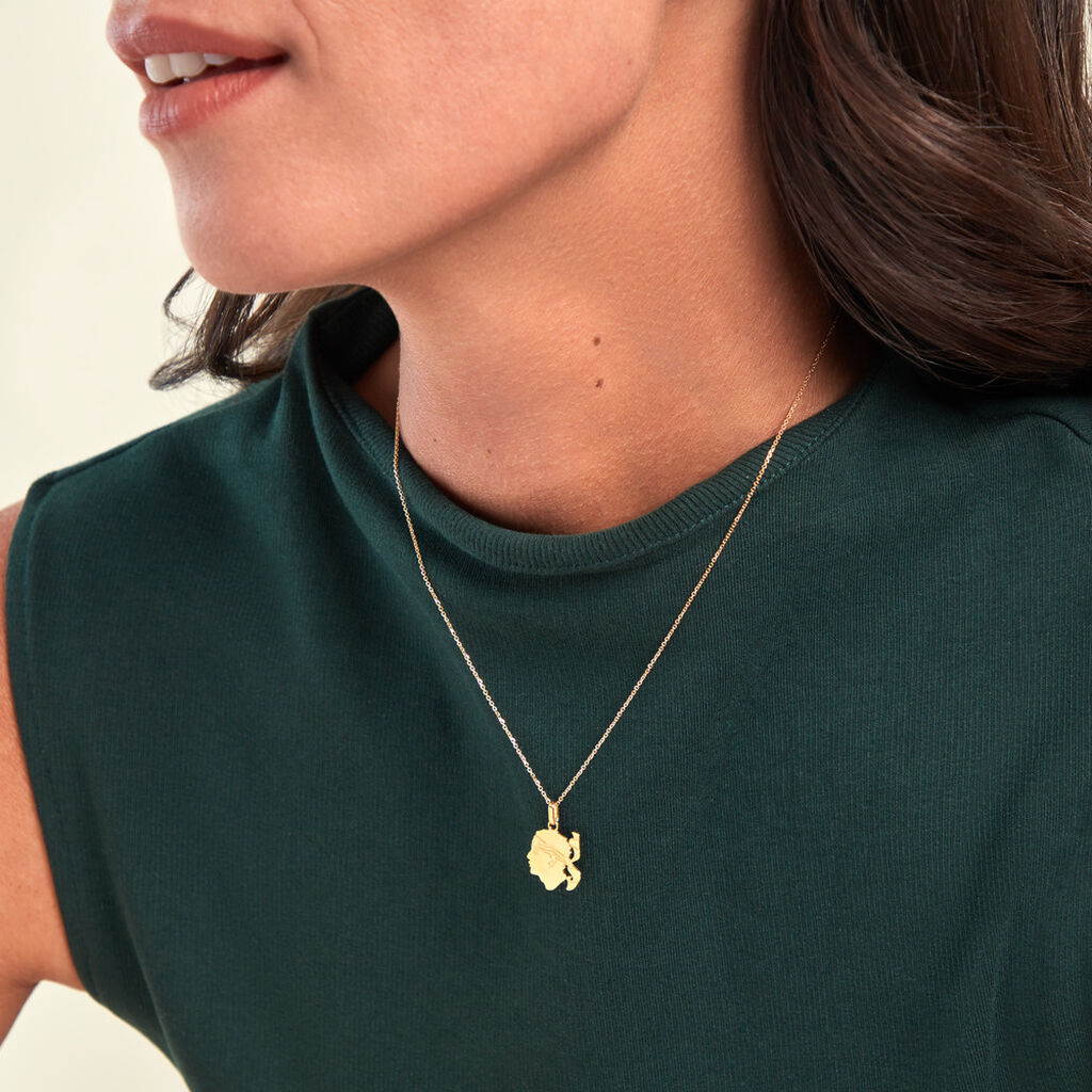 Pendentif Pietronella Or Jaune - Pendentifs Baptême Famille | Histoire d’Or