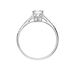 Bague Manon Or Blanc Oxyde De Zirconium - Bagues solitaires Femme | Histoire d’Or