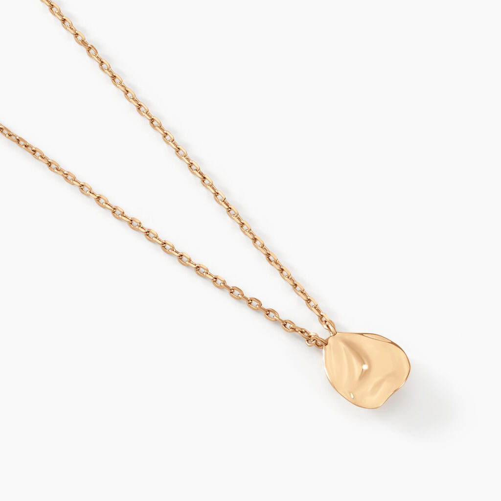 Collier Organic Plaqué Or Jaune