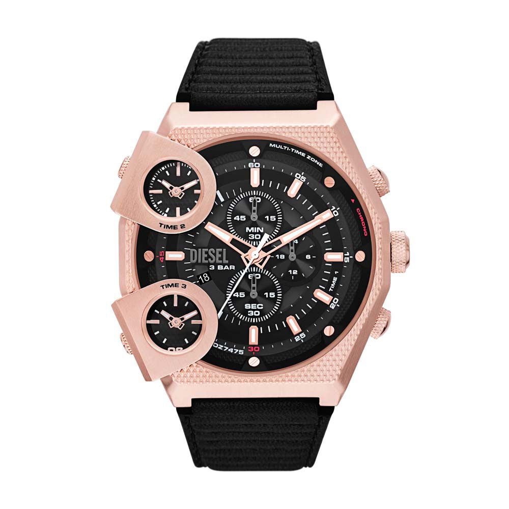 Montres Diesel DZ7475 Acier Boucle Ardillon Rose Rectangulaire