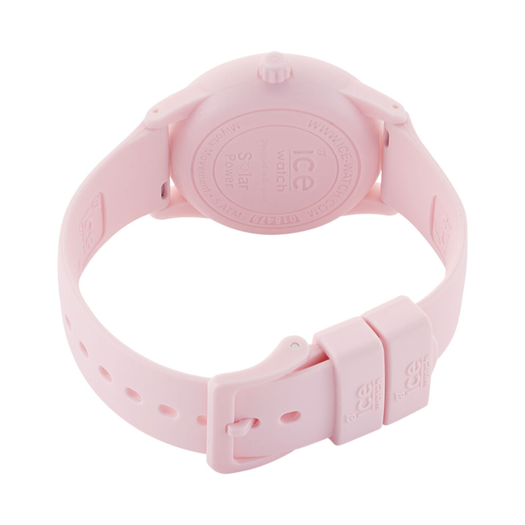 Montre Ice Watch Solar Power Rose - Montres solaires Femme | Histoire d&rsquo;Or