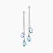 Boucles D'oreilles Pendantes Carlyn Or Blanc Topaze - Boucles d'oreilles pendantes Femme | Histoire d’Or