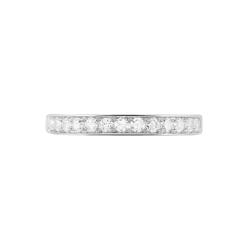 Alliance Rhea Or Blanc Diamant - Alliances Femme | Histoire d’Or