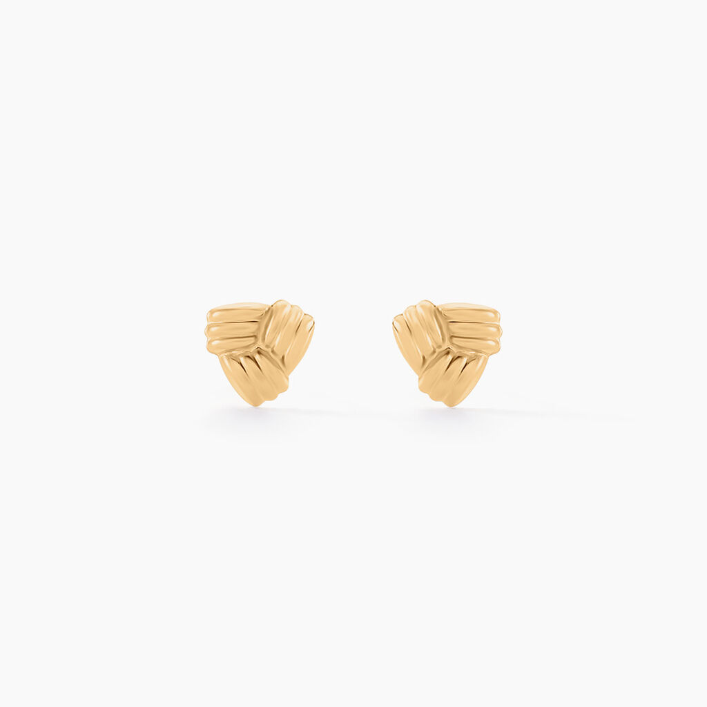 Boucles D'oreilles Puces Gavril Or Jaune - Clous d'oreilles Femme | Histoire d’Or