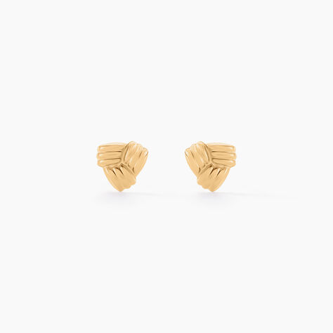 Boucles D'oreilles Puces Gavril Or Jaune - Clous d'oreilles Femme | Histoire d’Or