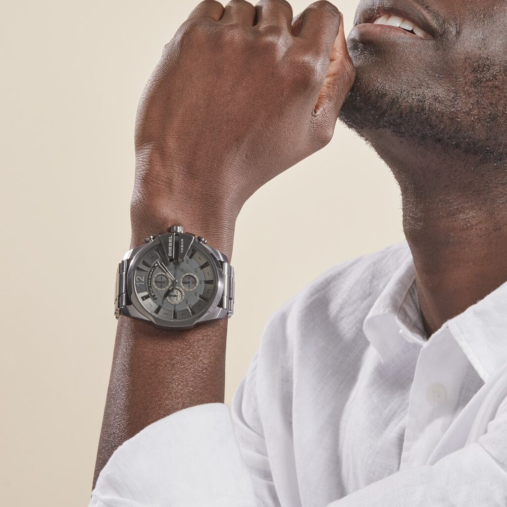 Montre Diesel Mega Chief Gris - Montres Homme | Histoire d’Or