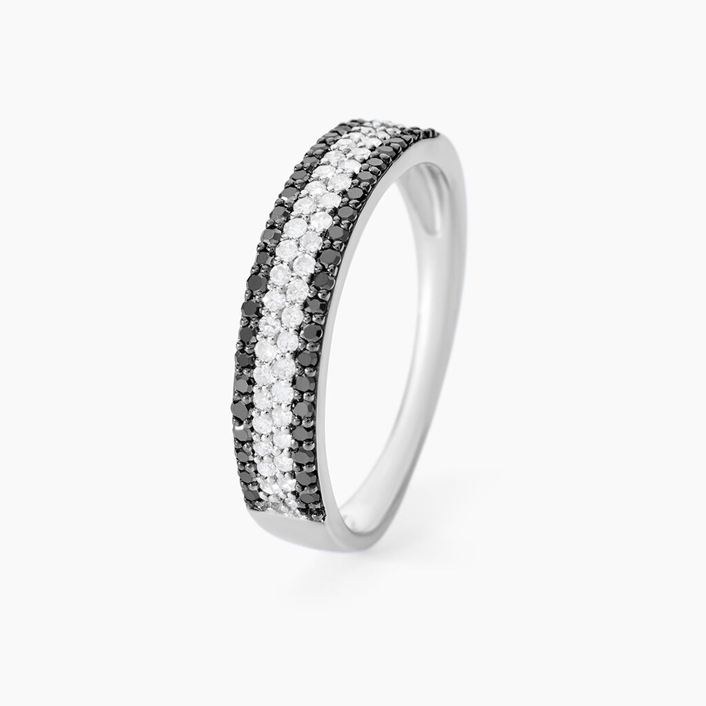 Bague Maissara Or Blanc Diamant - Bagues avec pierre Femme | Histoire d’Or