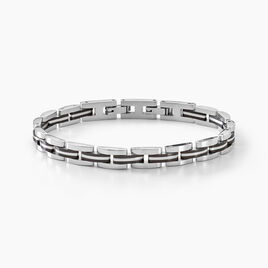 Bracelet Tom Acier Blanc - Bracelets fantaisie Homme | Histoire d’Or