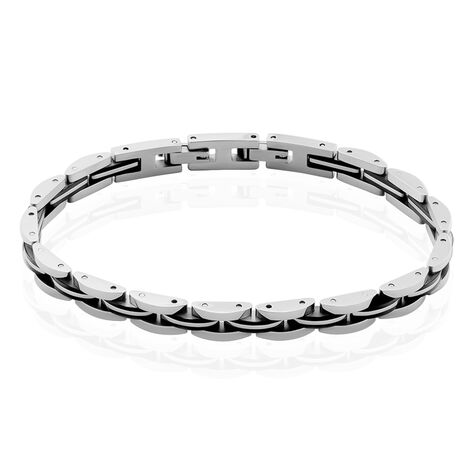Bracelet Tom Acier Blanc - Bracelets fantaisie Homme | Histoire d’Or