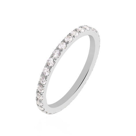 Alliance Lauralee Tour Complet Or Blanc Diamant - Alliances Femme | Histoire d’Or