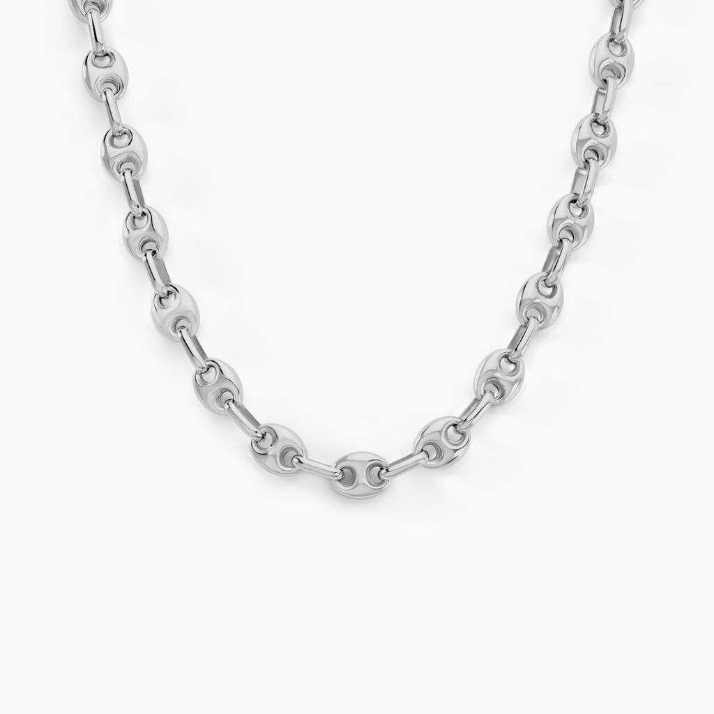 Collier Carrus Argent Blanc - Chaines Homme | Histoire d’Or