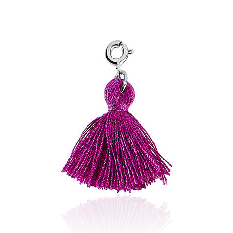 Charms Pommpomm Argent Blanc - Charms Femme | Histoire d’Or