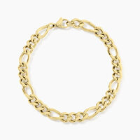 Bracelet Maille Acier Doré Virgil