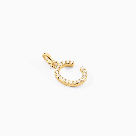 Pendentif Klementine Or Jaune Oxyde De Zirconium - Pendentifs Famille | Histoire d’Or