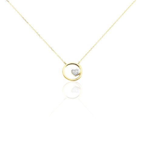 Collier Or Jaune Theda Diamants - Colliers Femme | Histoire d&rsquo;Or